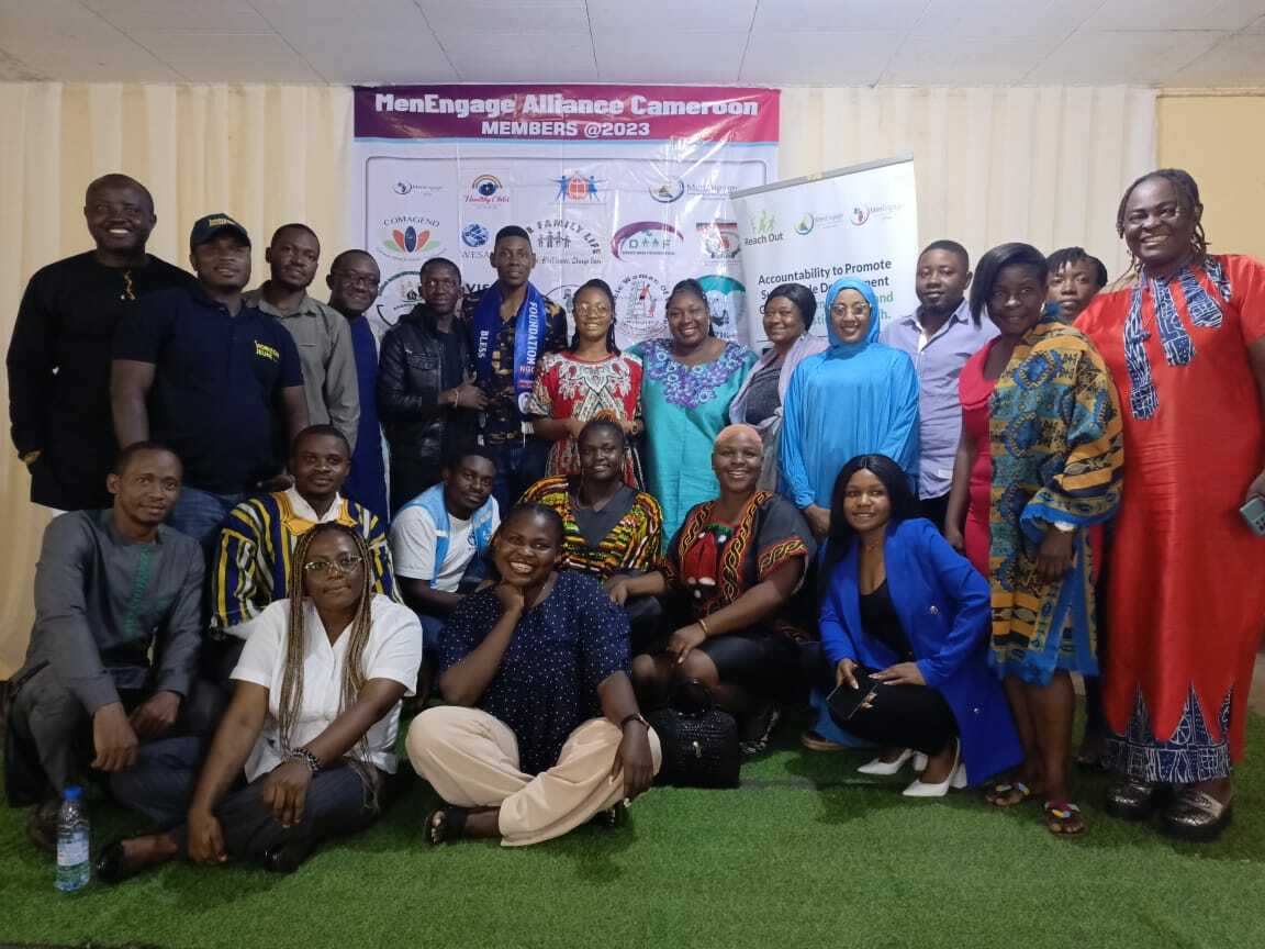 VIAC Representative and other network members in a group picture